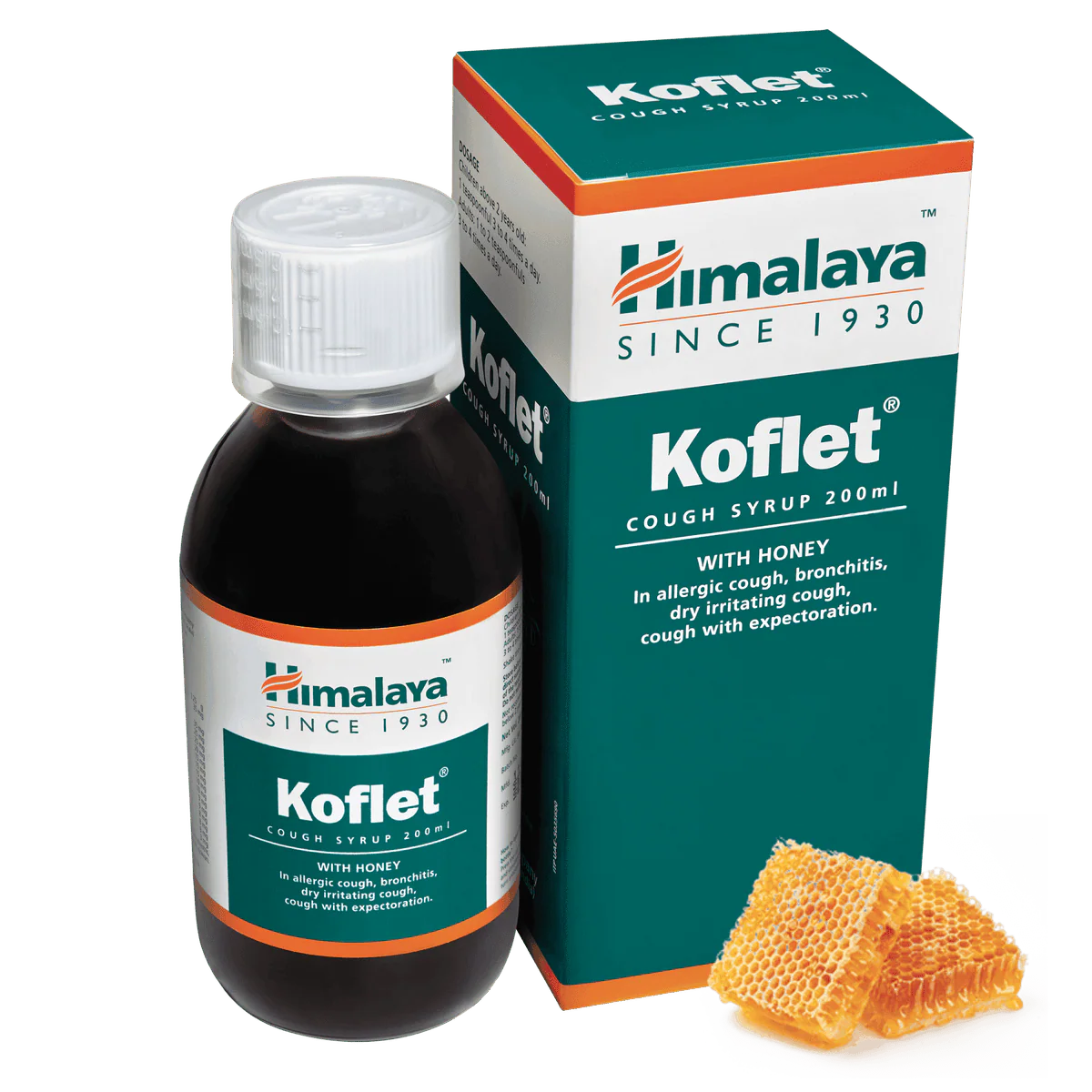Himalaya Koflet Cough Syrup with Honey 200ml - Image 2