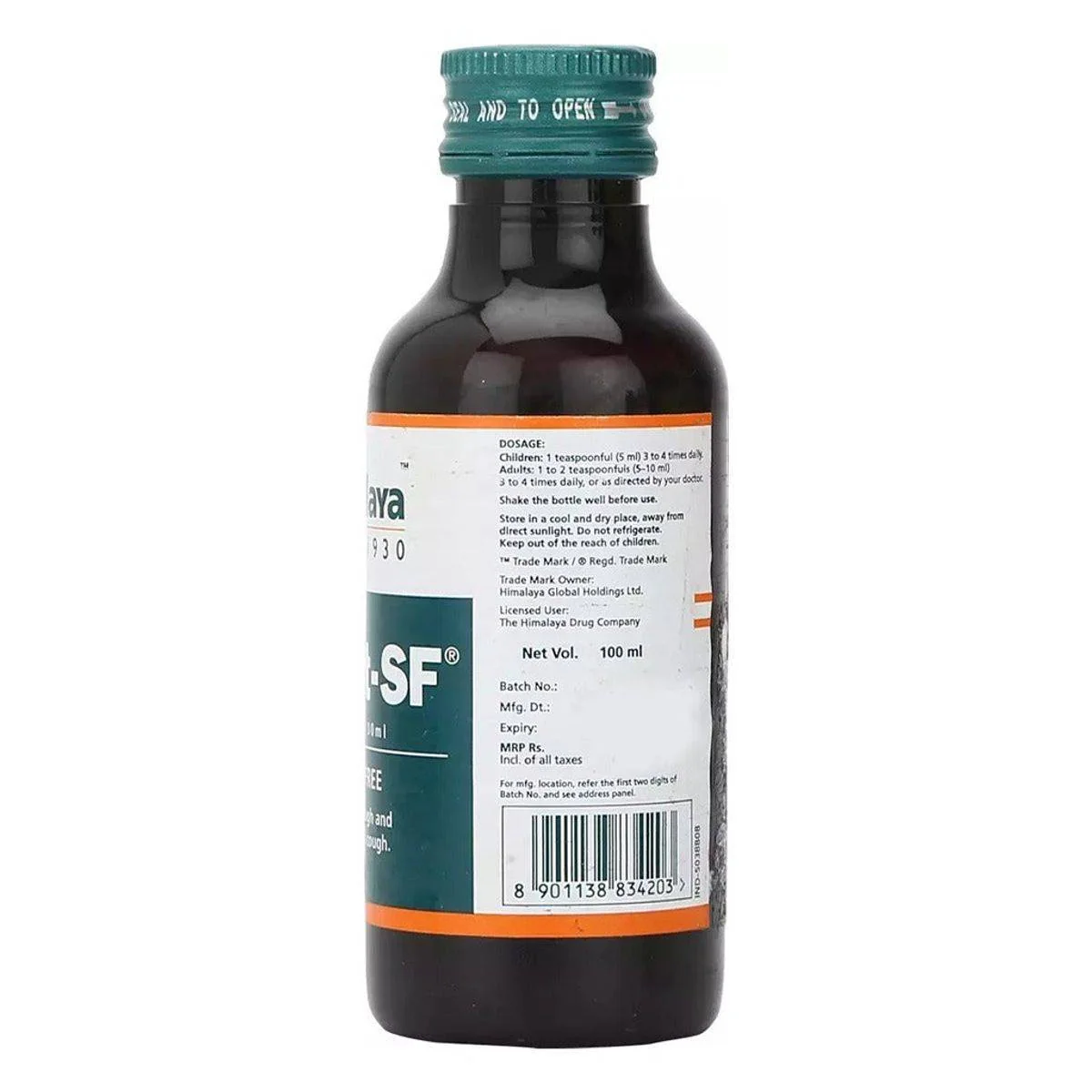 Himalaya Koflet Sugar Free Linctus Syrup 100ml - Image 2