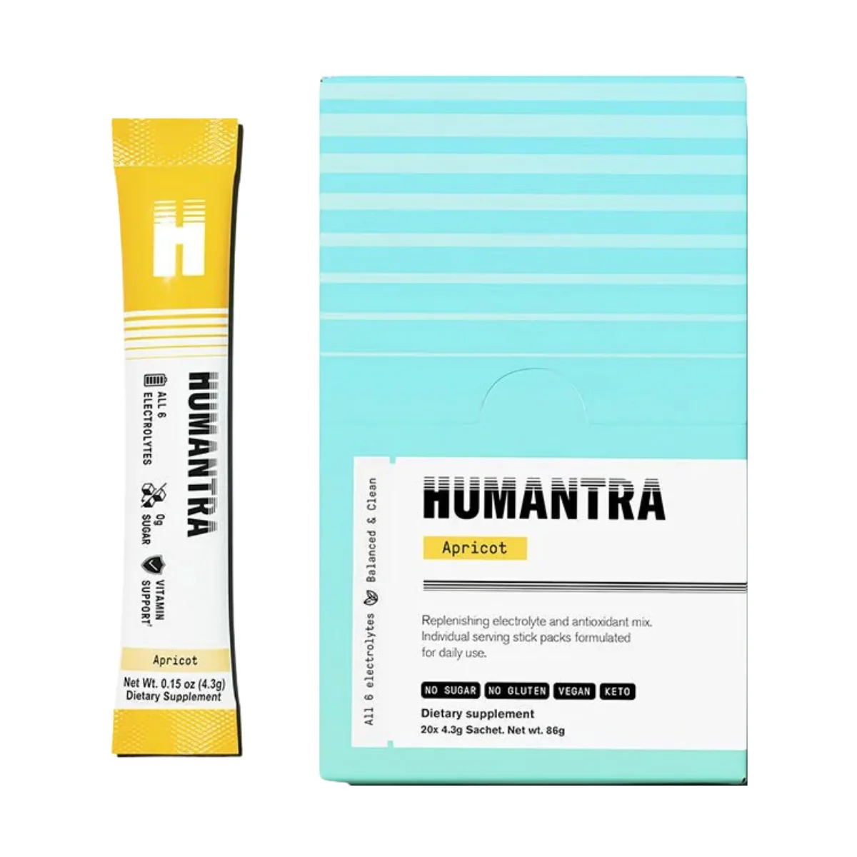 Humantra Electrolyte Apricot 20 Sachets