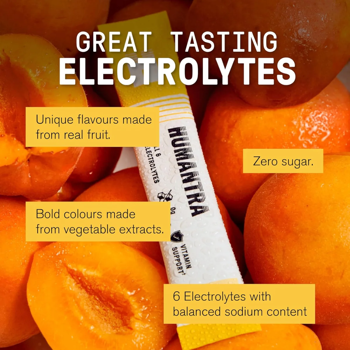 Humantra Electrolyte Apricot 20 Sachets - Image 3