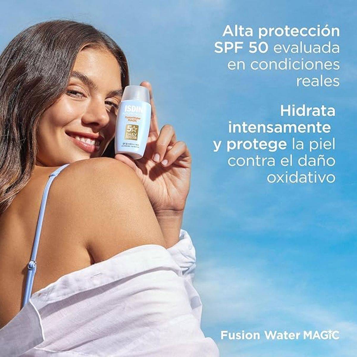 Isdin Fotoprotector Fusion Water Magic Fluid SPF50 50ml - Image 5