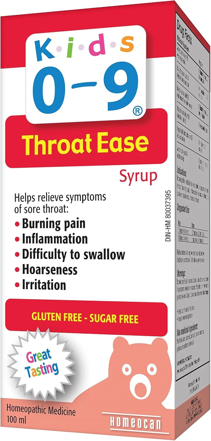 Kids 0 to 9 Throat Ease 100ml - Image 4