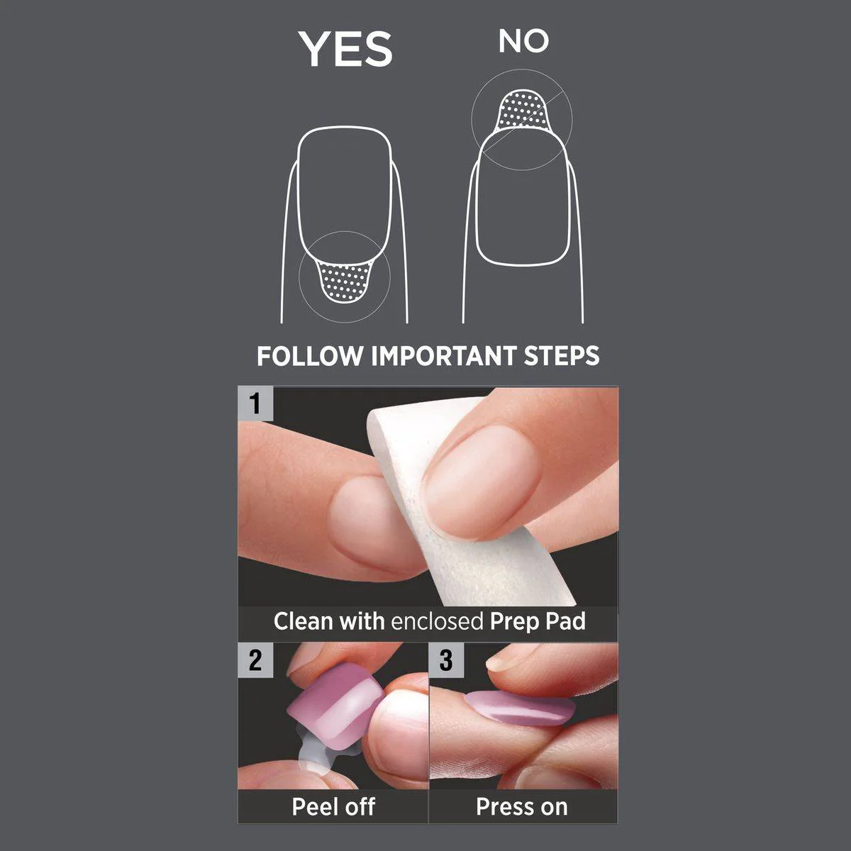 Kiss False Nails IMC510C Impress Color Press On Manicure Coffin Medium Reddy Or Not 30 Count - Image 2