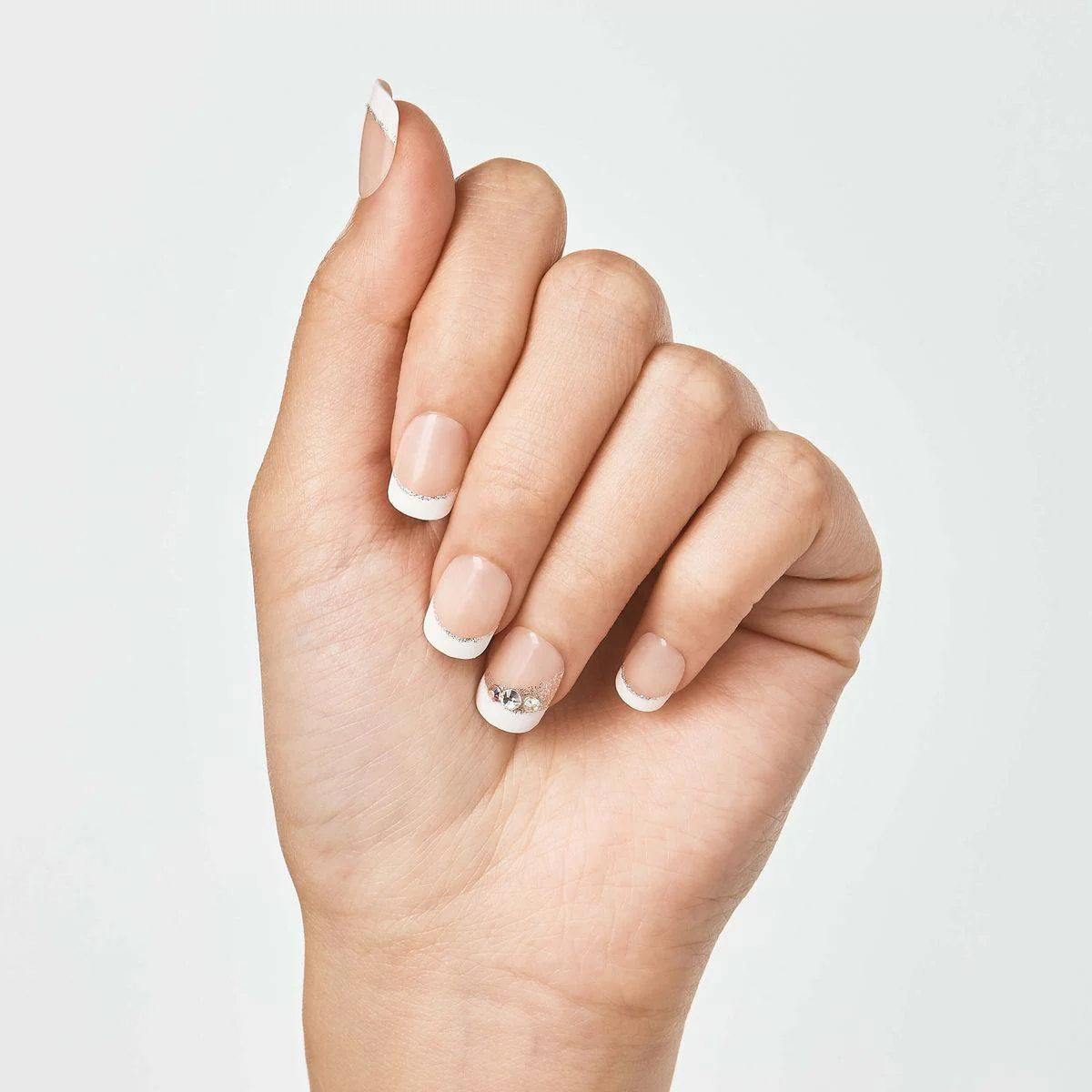 Kiss False Nails KIM007C Impress Press On Manicure Believe Short 30 Count - Image 3