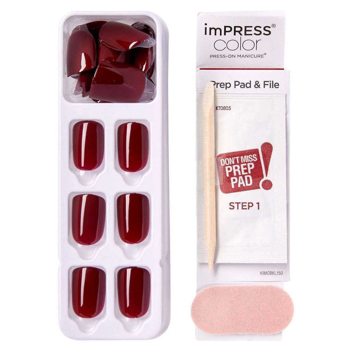 Kiss False Nails KIM014C Impress Press On Manicure I'm Not A Cinna 30 Count - Image 5