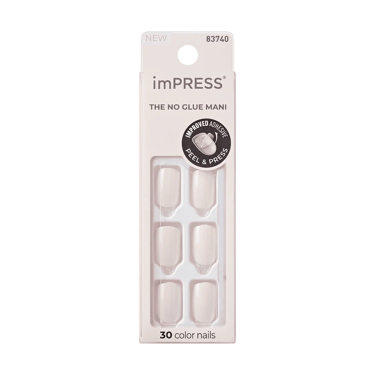 Kiss False Nails KIMC001 Impress Press On Manicure Point Pink 30 Count - Image 2