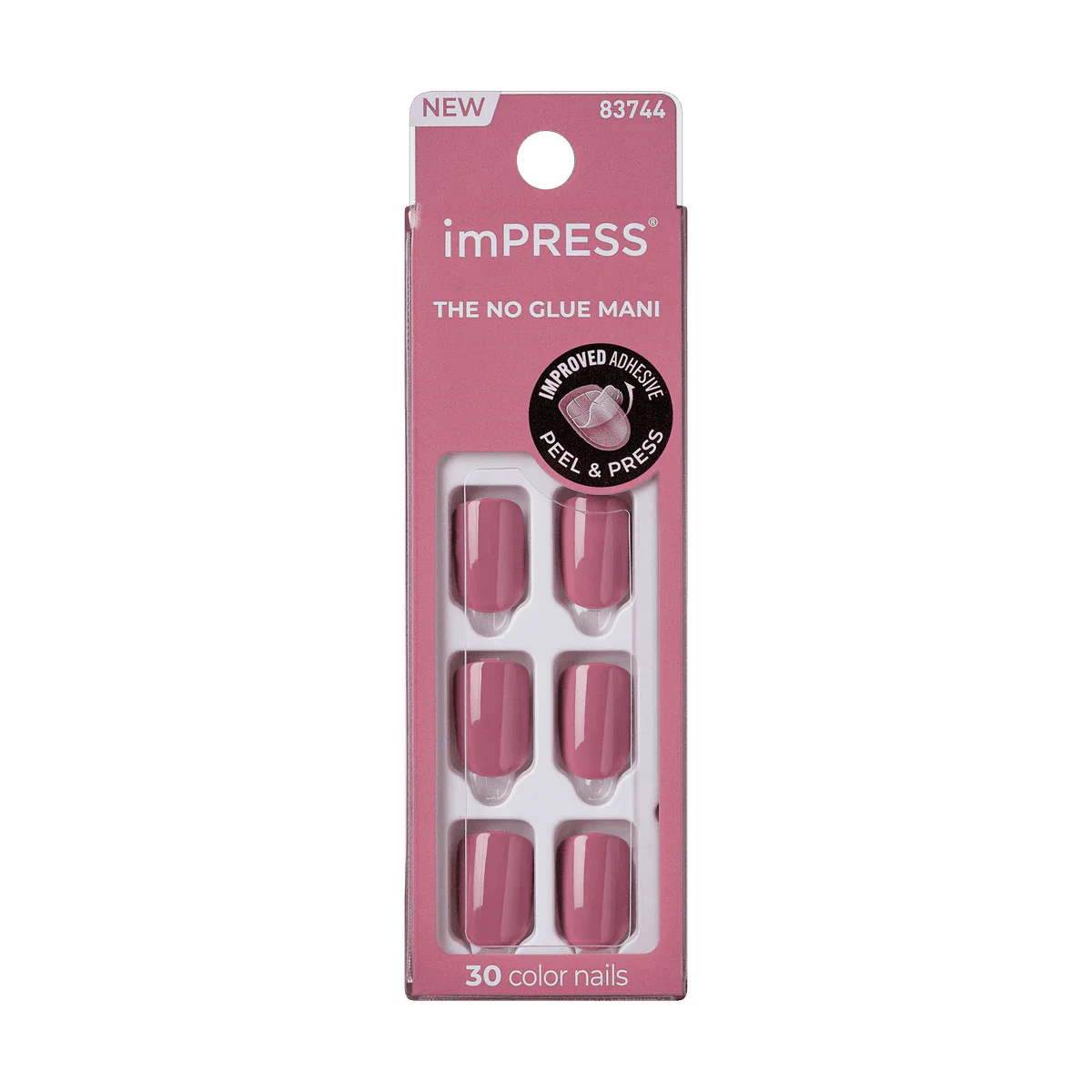 Kiss False Nails KIMC005C Impress Press On Manicure Petal Pink 30 Count