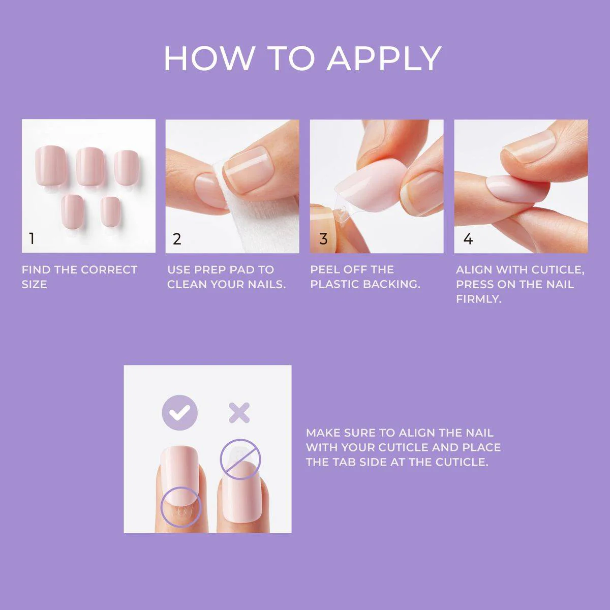 Kiss False Nails KIMC011C Impress Press On Manicure Platonic Pink 30 Count - Image 5