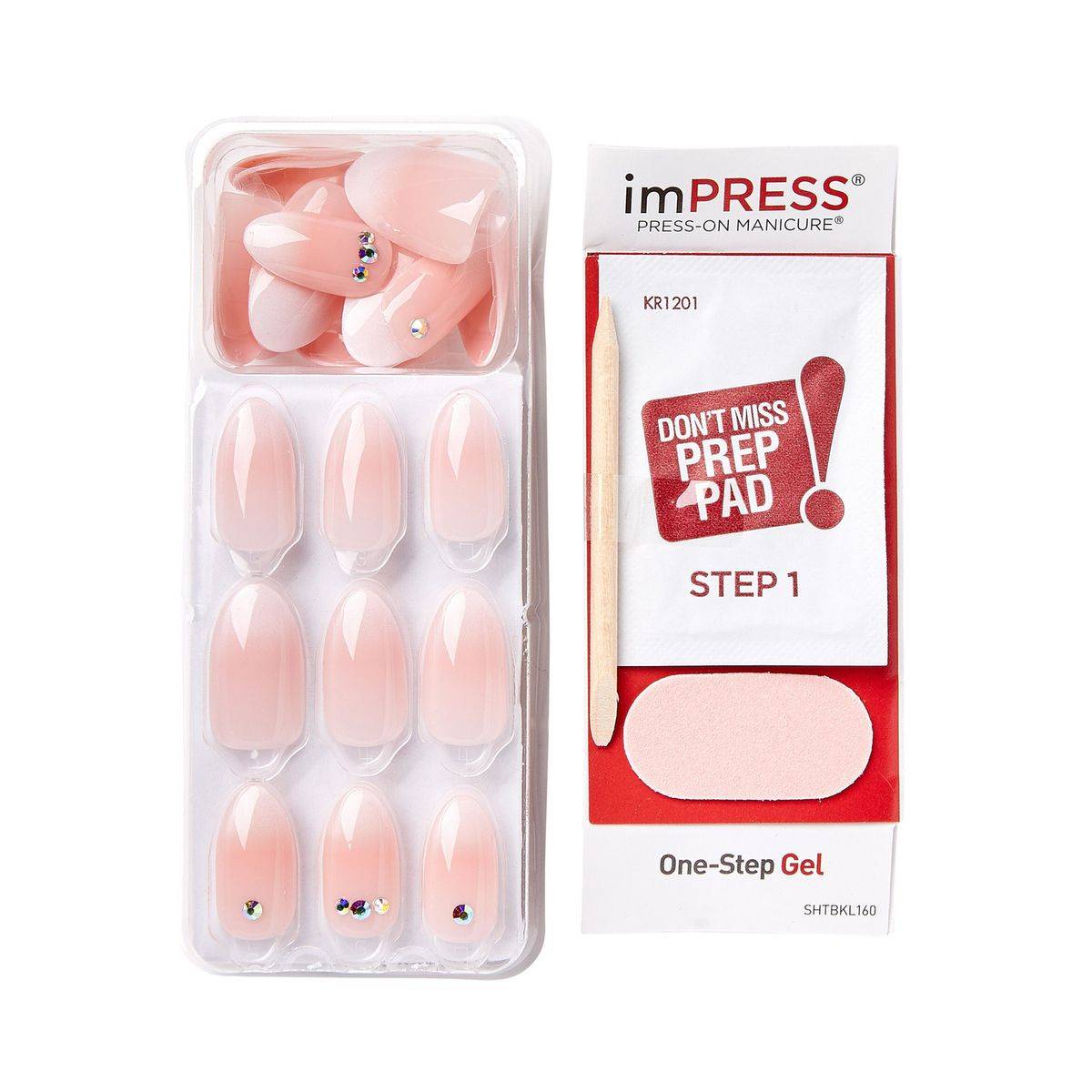 Kiss False Nails KIMM01C Impress Press On Manicure Awestruck Medium 30 Count - Image 2