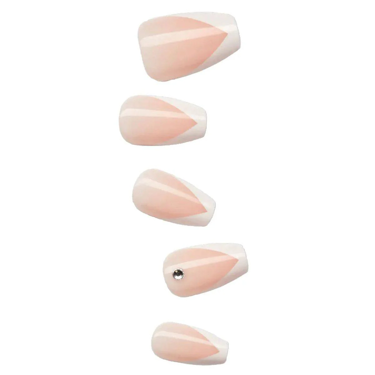 Kiss False Nails KIMM04C Impress Press On Manicure So French Medium 30 Count - Image 3