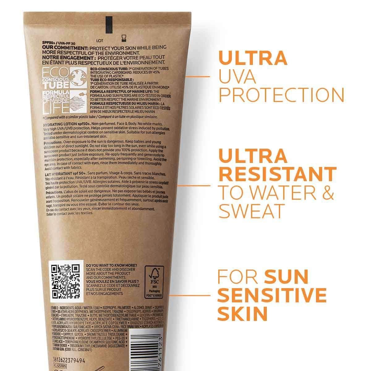La Roche Posay Anthelios SPF50+ Hydrating Milk Lotion 250ml - Image 3