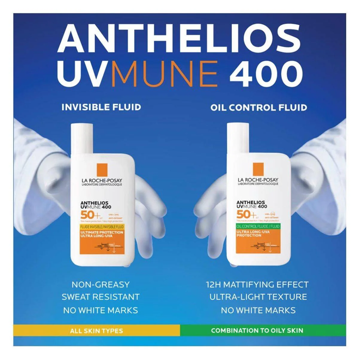 La Roche Posay Anthelios UVMune 400 SPF50+ Oil Control Fluid 50ml - Image 6