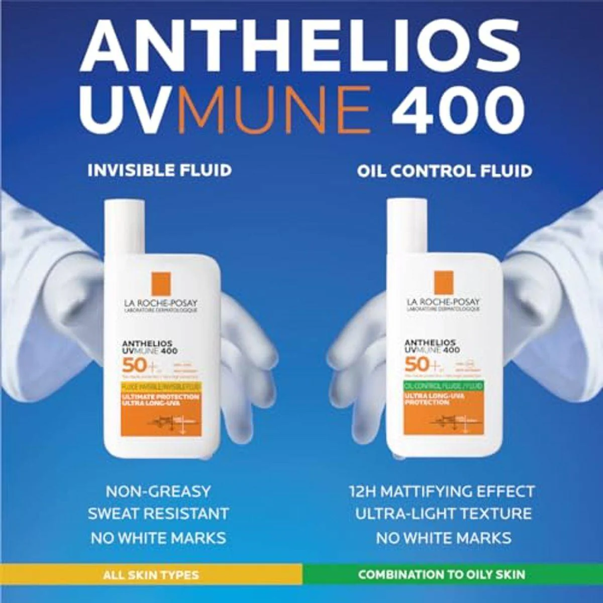 La Roche Posay Anthelios UVMune 400 SPF50+ Invisible Fluid 50ml B1G1 OFFER - Image 4