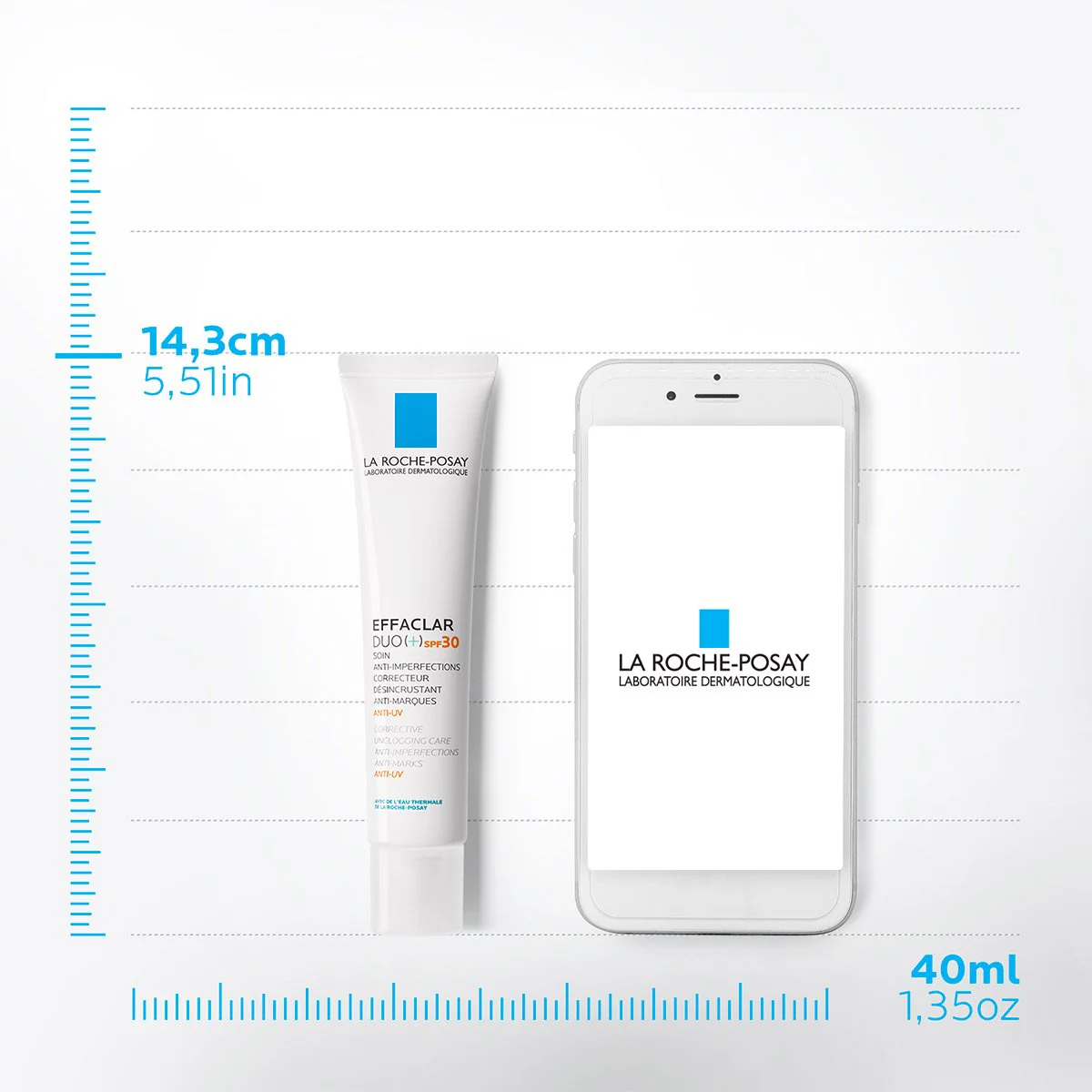 La Roche Posay Effaclar Duo+ SPF30 Acne Treatment Cream 40ml - Image 3
