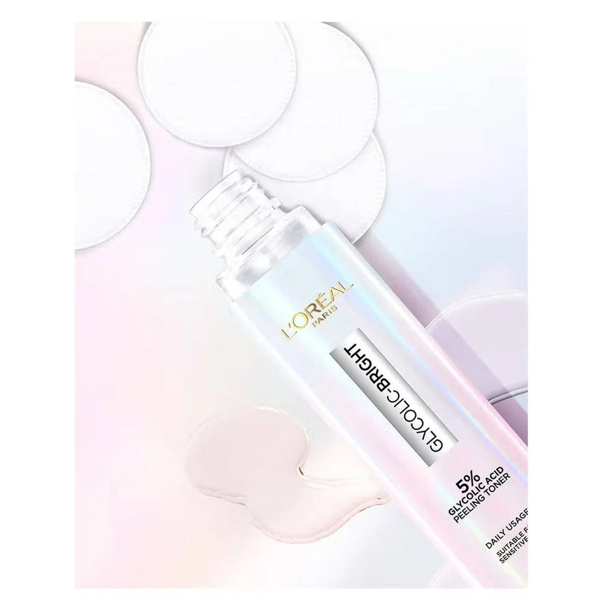 Loreal Paris Glycolic Bright Glycolic Acid Glowing Peeling Toner 128ml - Image 3