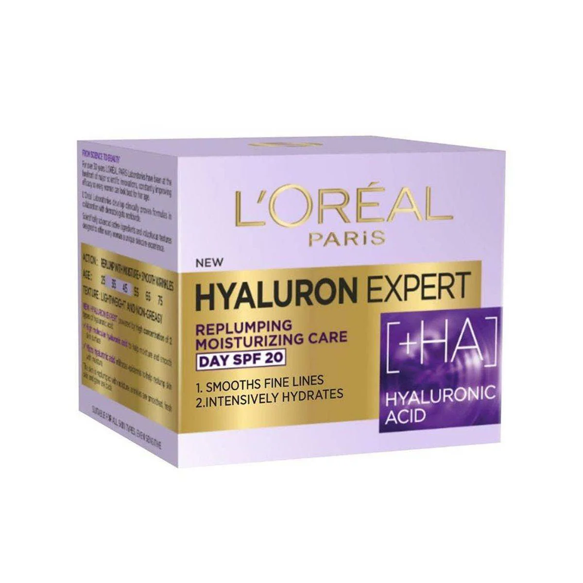 Loreal Paris Hyaluron Expert Hyaluronic Acid Replumping Moistuizing Day Cream 50ml - Image 3