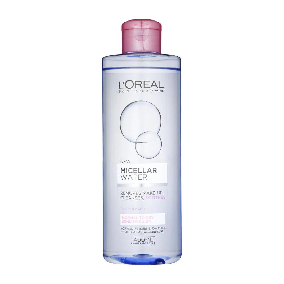 Loreal Paris Micellar Cleansing Water Makeup Remover Normal to Dry Skin 400ml
