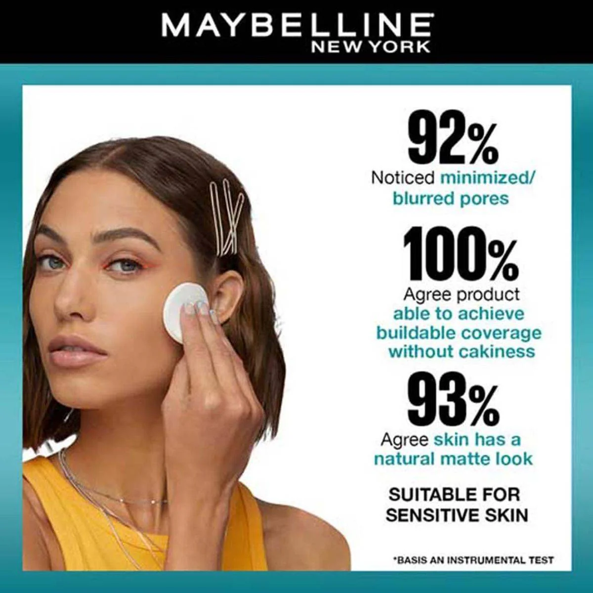 Maybelline Fit Me Matte + Poreless Powder 128 Warm Nude 12g - Image 2