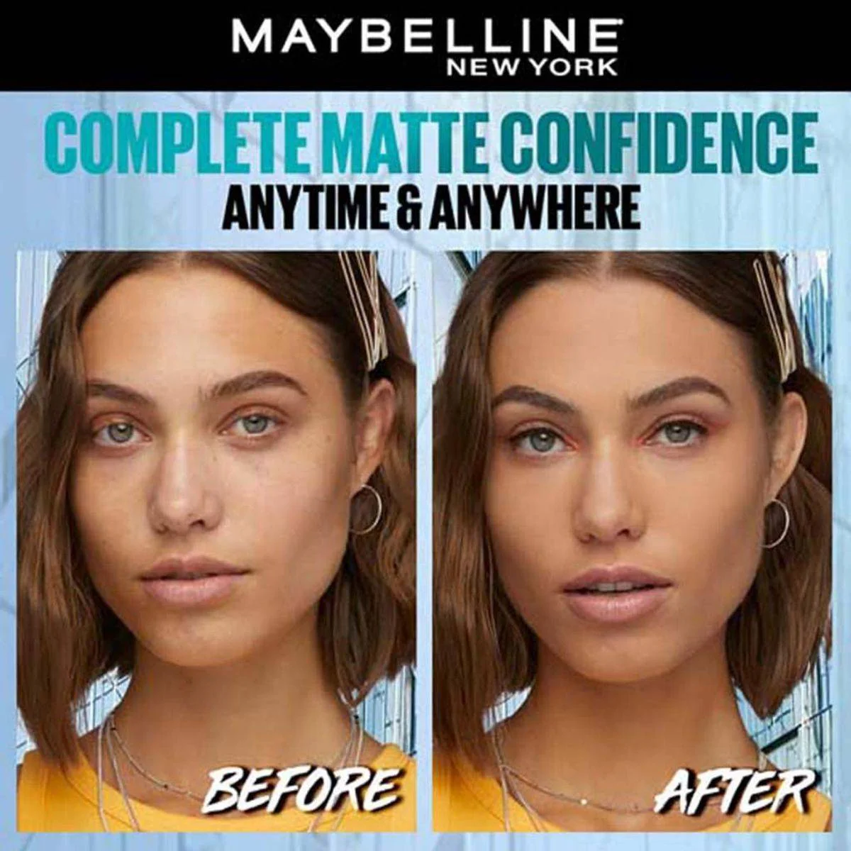 Maybelline Fit Me Matte + Poreless Powder 128 Warm Nude 12g - Image 3
