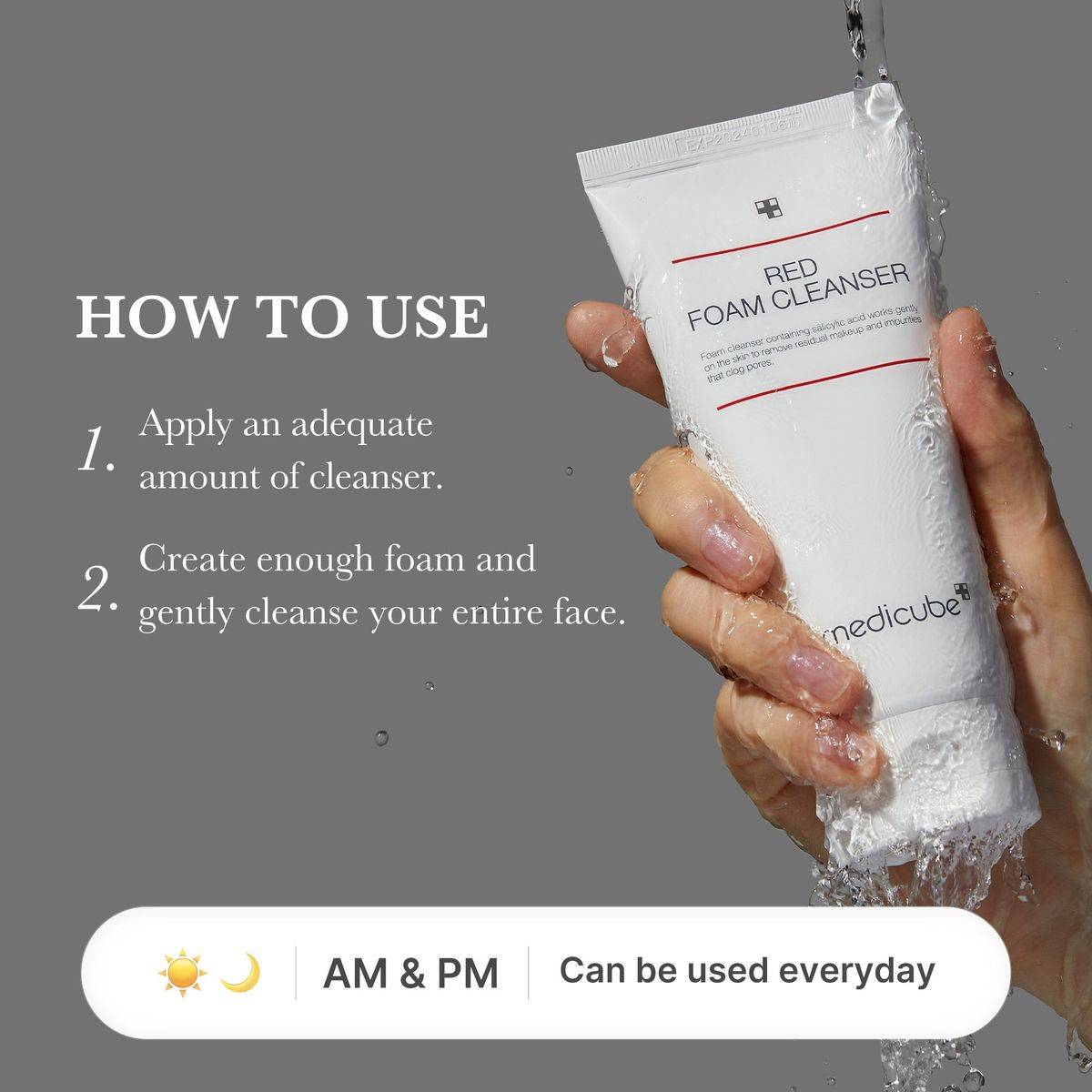 Medicube Red Foam Cleanser 120ml - Image 4