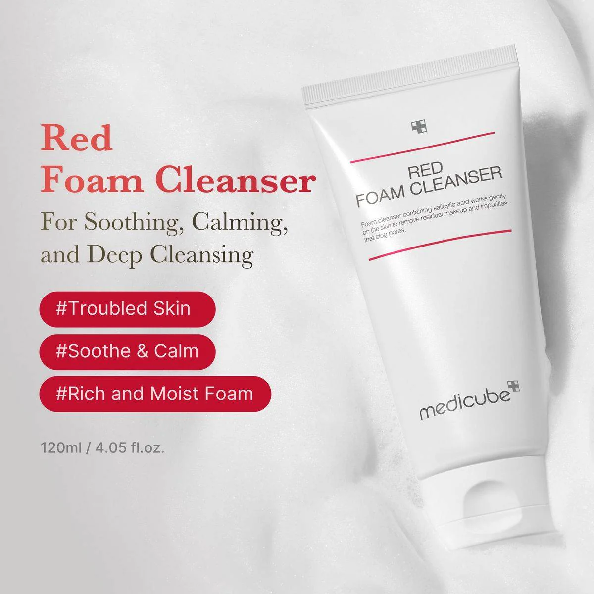 Medicube Red Foam Cleanser 120ml - Image 6