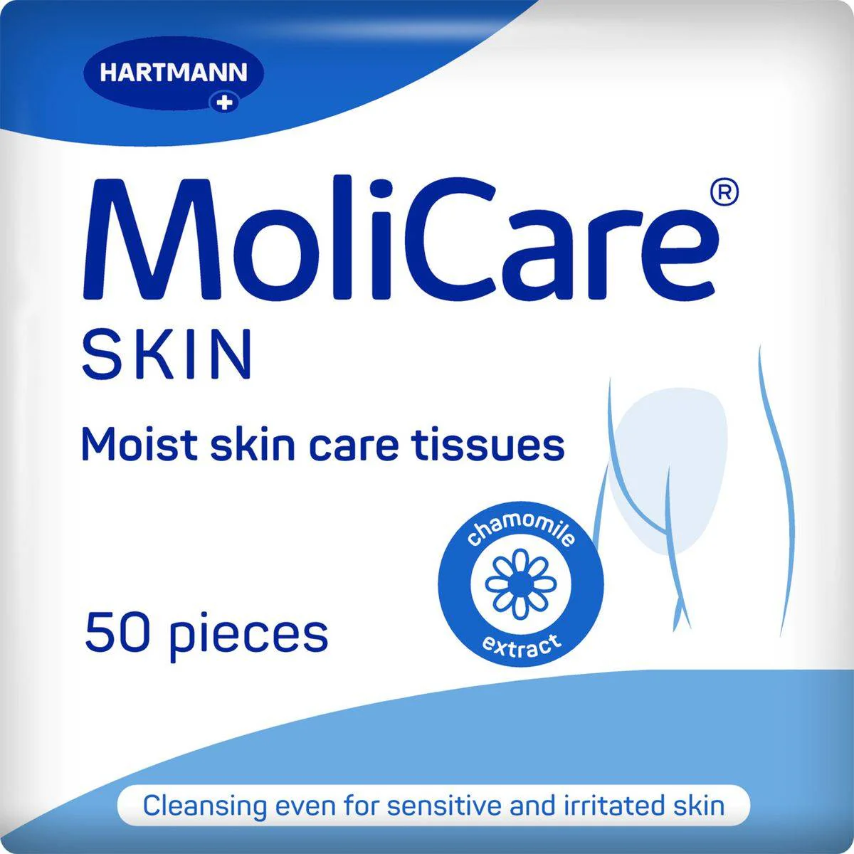 Molicare Skin Moist Skin Care Tissues 50 Pieces - Image 2