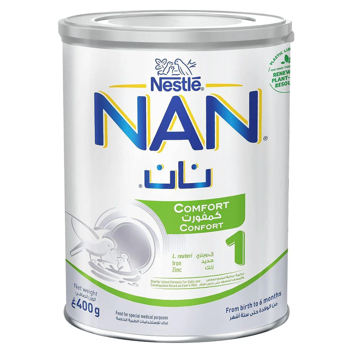 NAN Comfort Anti Colic Infant Formula Stage 1 (0-6 Months) 400g