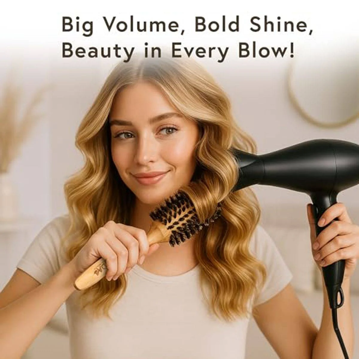 Natural Beauty Bamboo Radial Hair Brush - Image 3