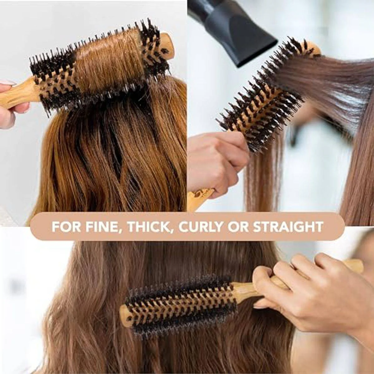 Natural Beauty Bamboo Radial Hair Brush - Image 4