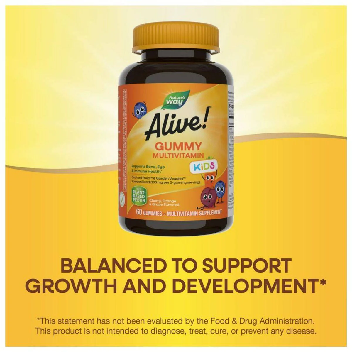 Natures Way Alive! Kids 60 Gummies - Image 2