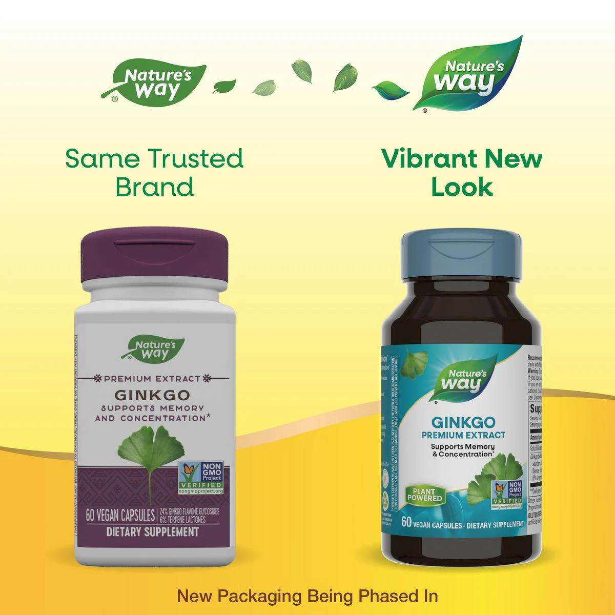 Natures Way Ginkgo 60 VegeCapsules - Image 2