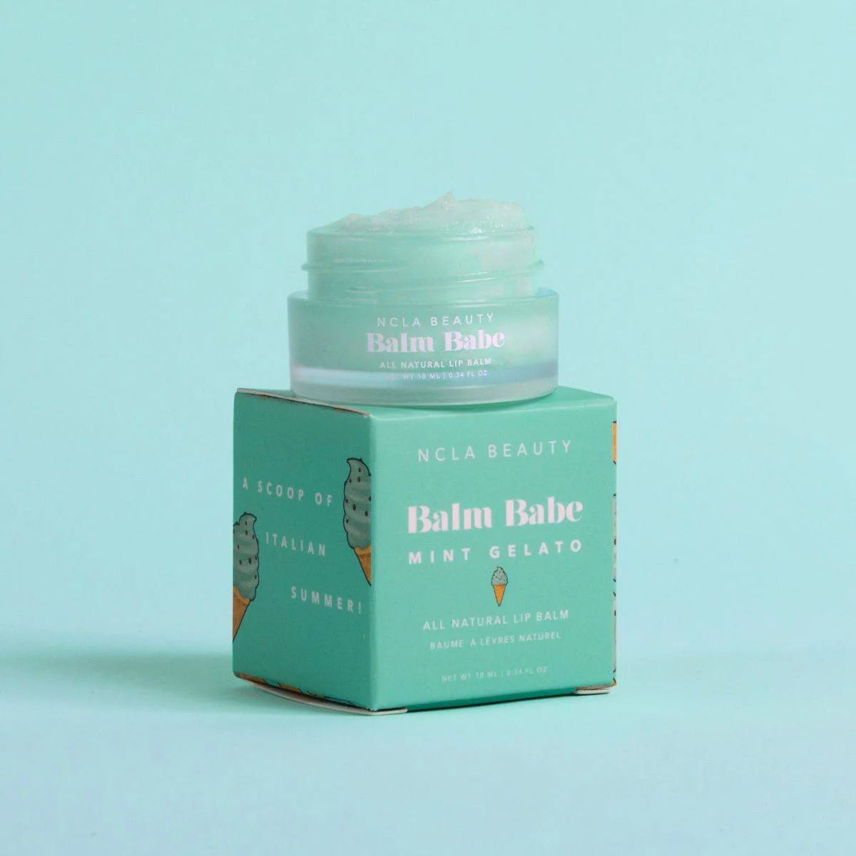 NCLA Beauty Balm Babe Lip Balm Mint Gelato 10ml