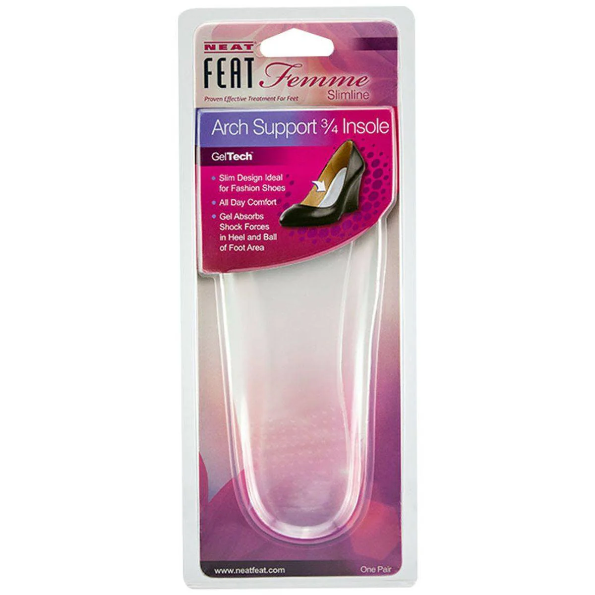 Neat Feat Femme Arch Cushion 3/4 Insoles