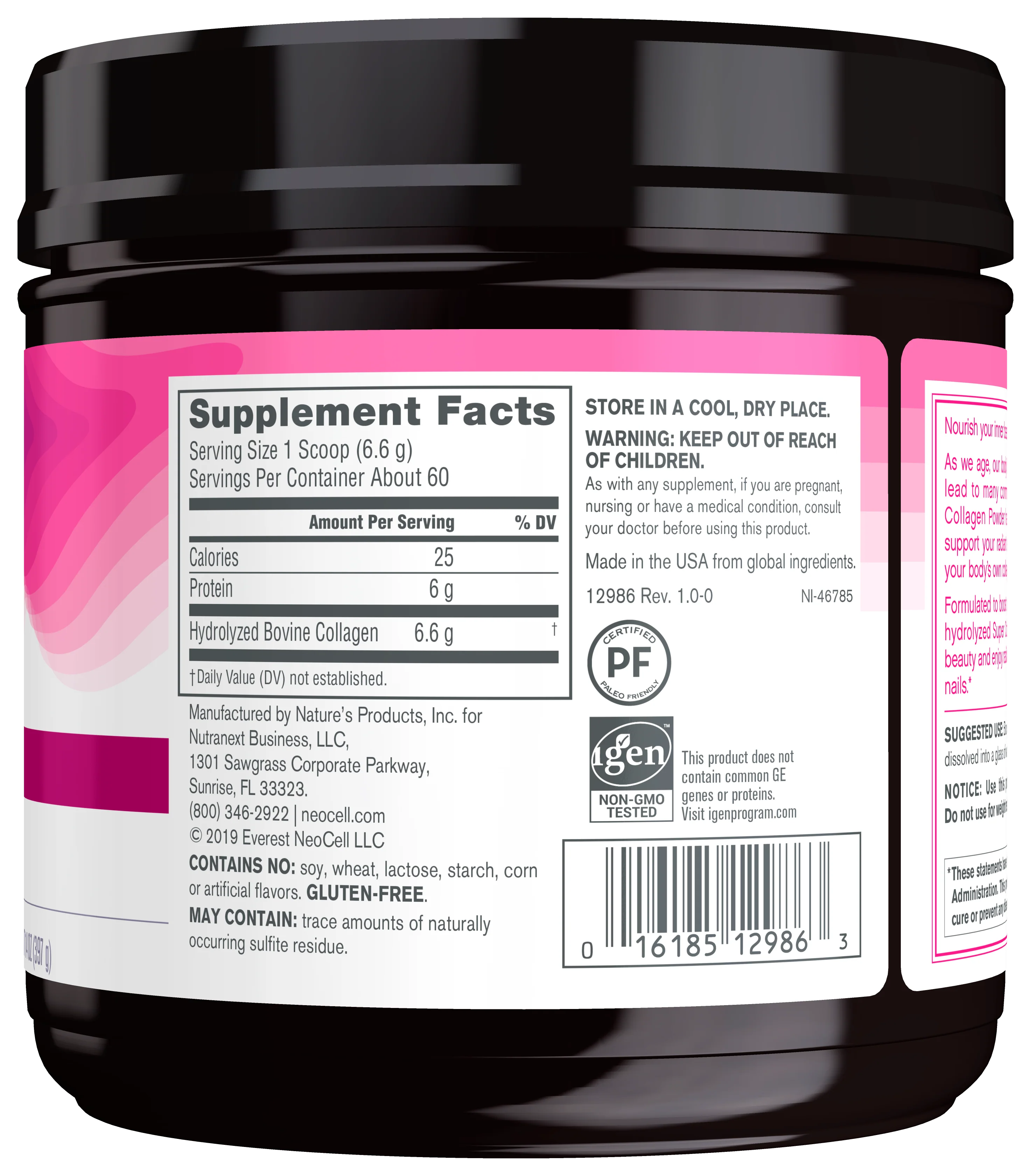 Neocell Super Collagen Peptides Powder 200g - Image 2
