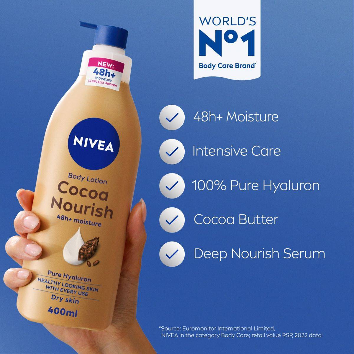 Nivea Body Lotion Cocoa Butter 400ml - Image 6