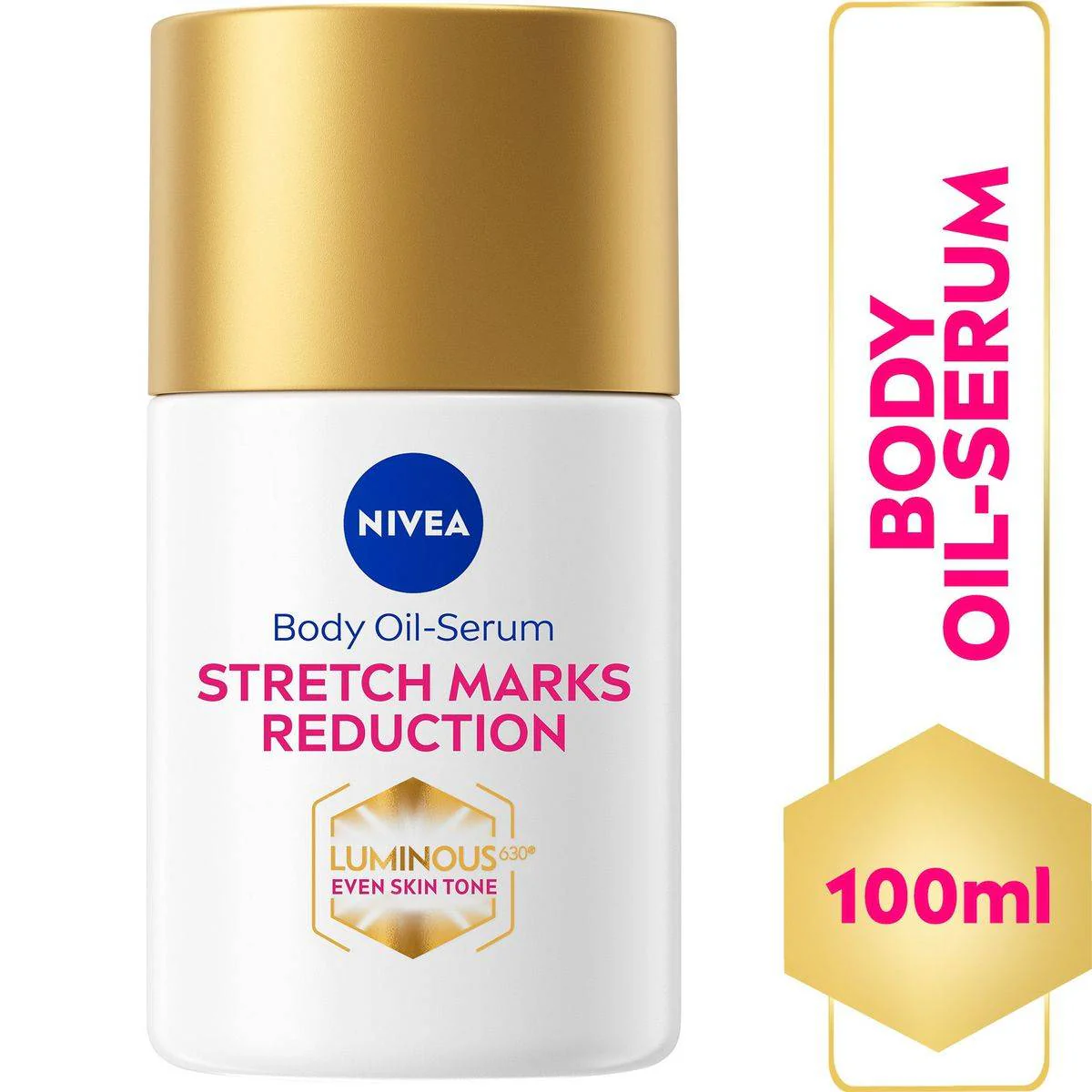 Nivea Body Oil Luminous Anti Stretch Mark Serum 100ml - Image 2