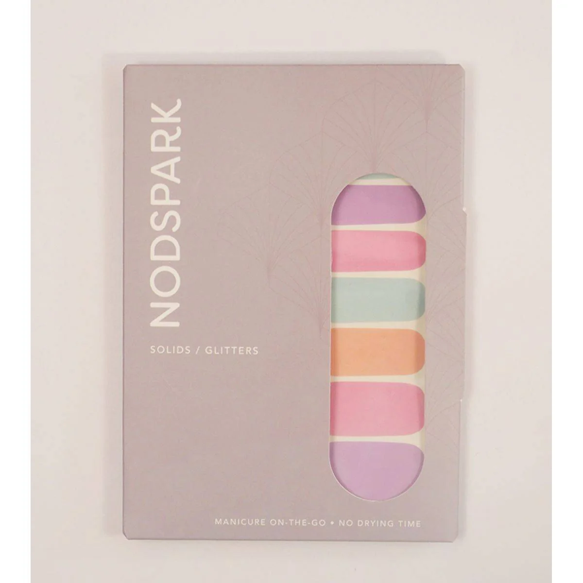Nodspark Manicure On the Go No Drying Time Nail Wrap Candy Pastel Color chart