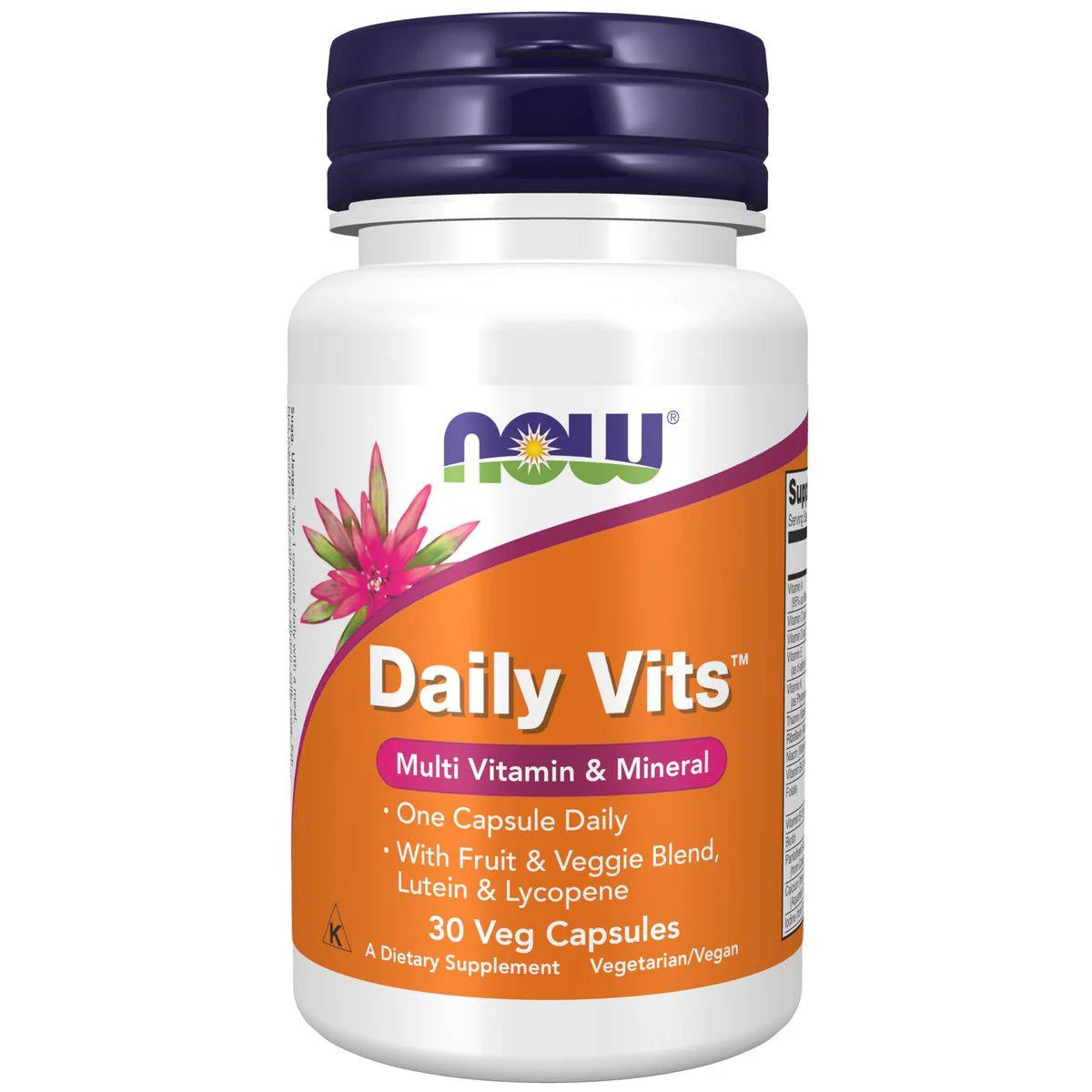 Now Daily Vits 30 VegeCapsules