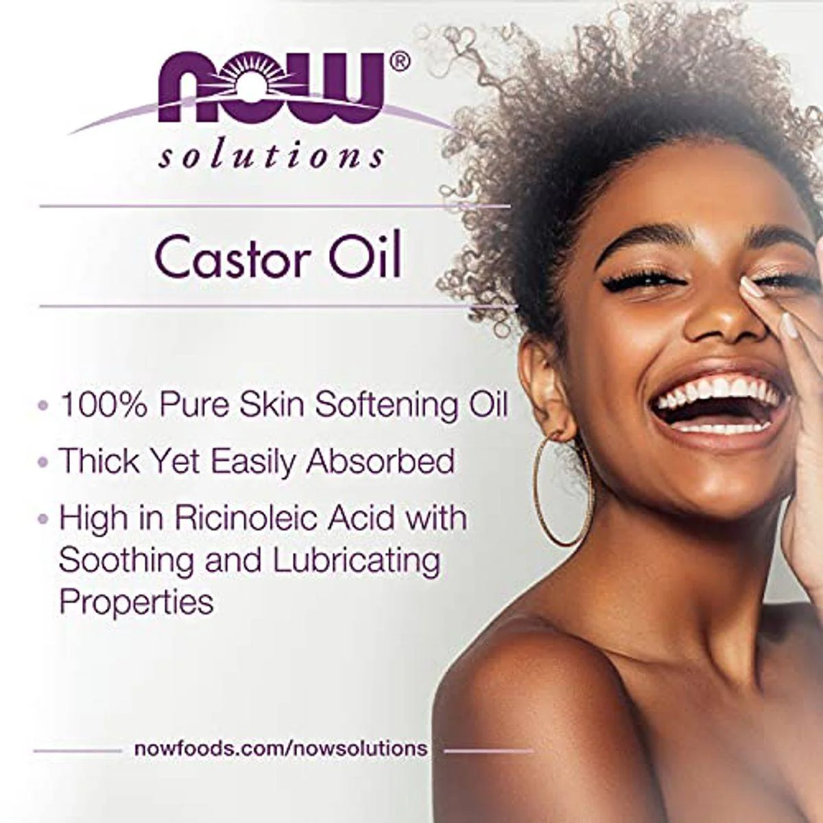 Now Essential Oil 100% Pure Castor Oil 118ml - Image 4