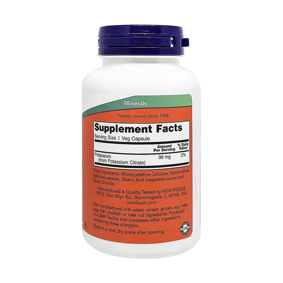 Now Potassium Citrate 180 VegeCapsules - Image 3
