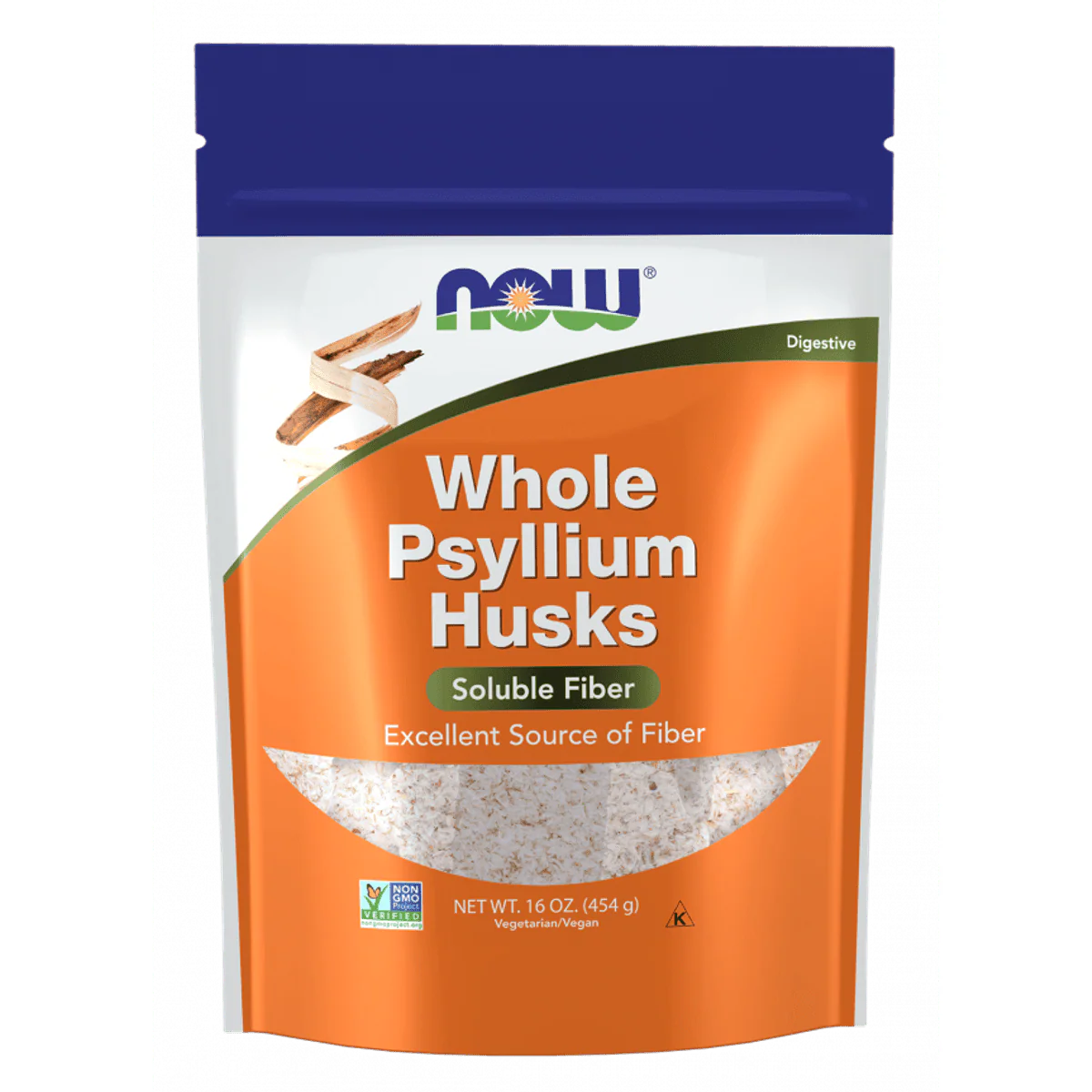 Now Psyllium Husk Whole 454g