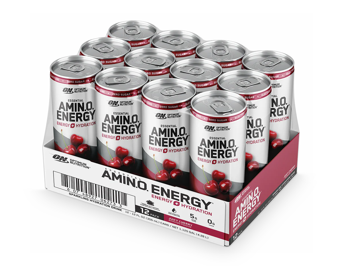 Optimum Nutrition Essential Amino Energy + Hydration Drink Juicy Cherry 355ml - Image 3