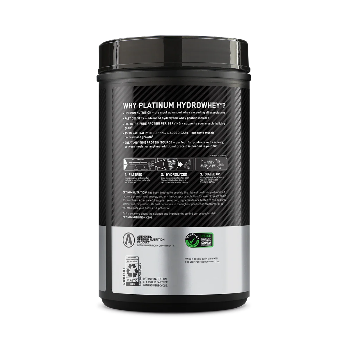 Optimum Nutrition HydroWhey Protein Vanilla 800g - Image 2