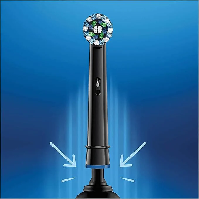 Oral B Replacement Brush Heads Cross Action EB50 Black Edition 2 Packs - Image 2