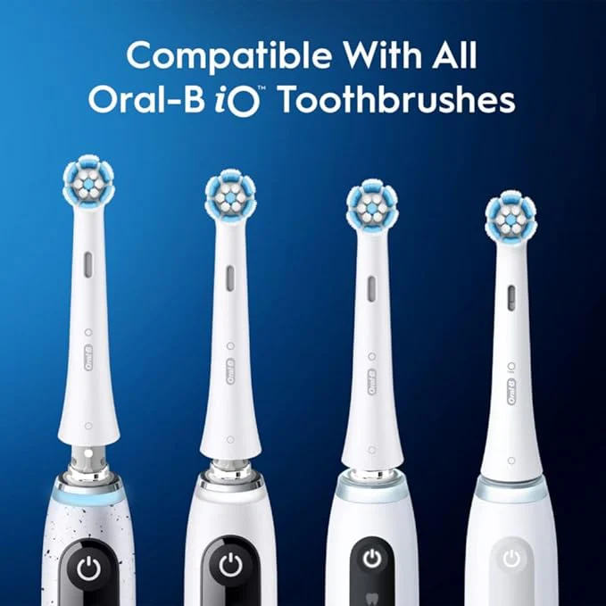 Oral B Replacement Brush Heads iO Gentle Care White 2 Packs - Image 3