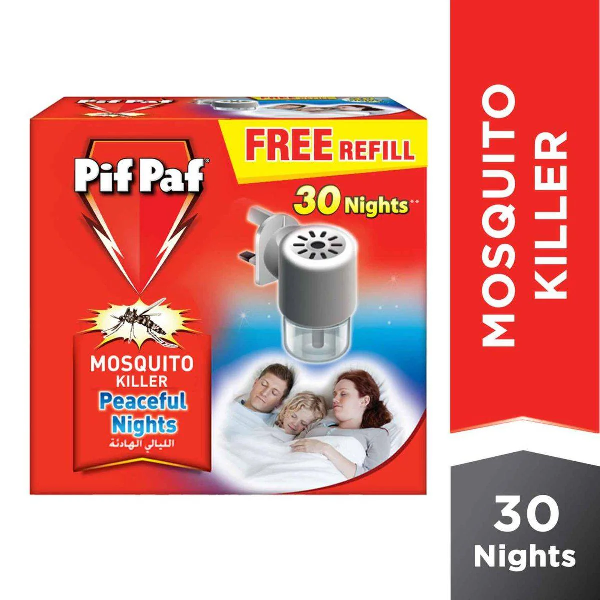 Pif Paf Insect Killer Refill Mosquito Peaceful Nights 30 Packs - Image 2