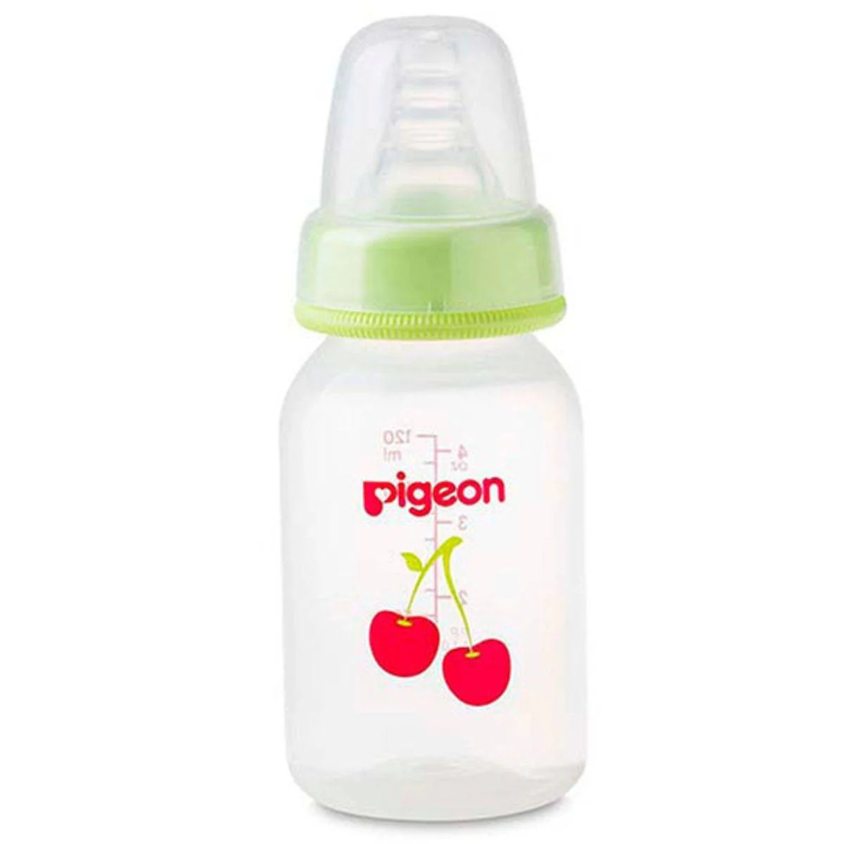Pigeon Peristaltic Nipple Plastic Bottle Decorated Fruits 120ml - Image 4