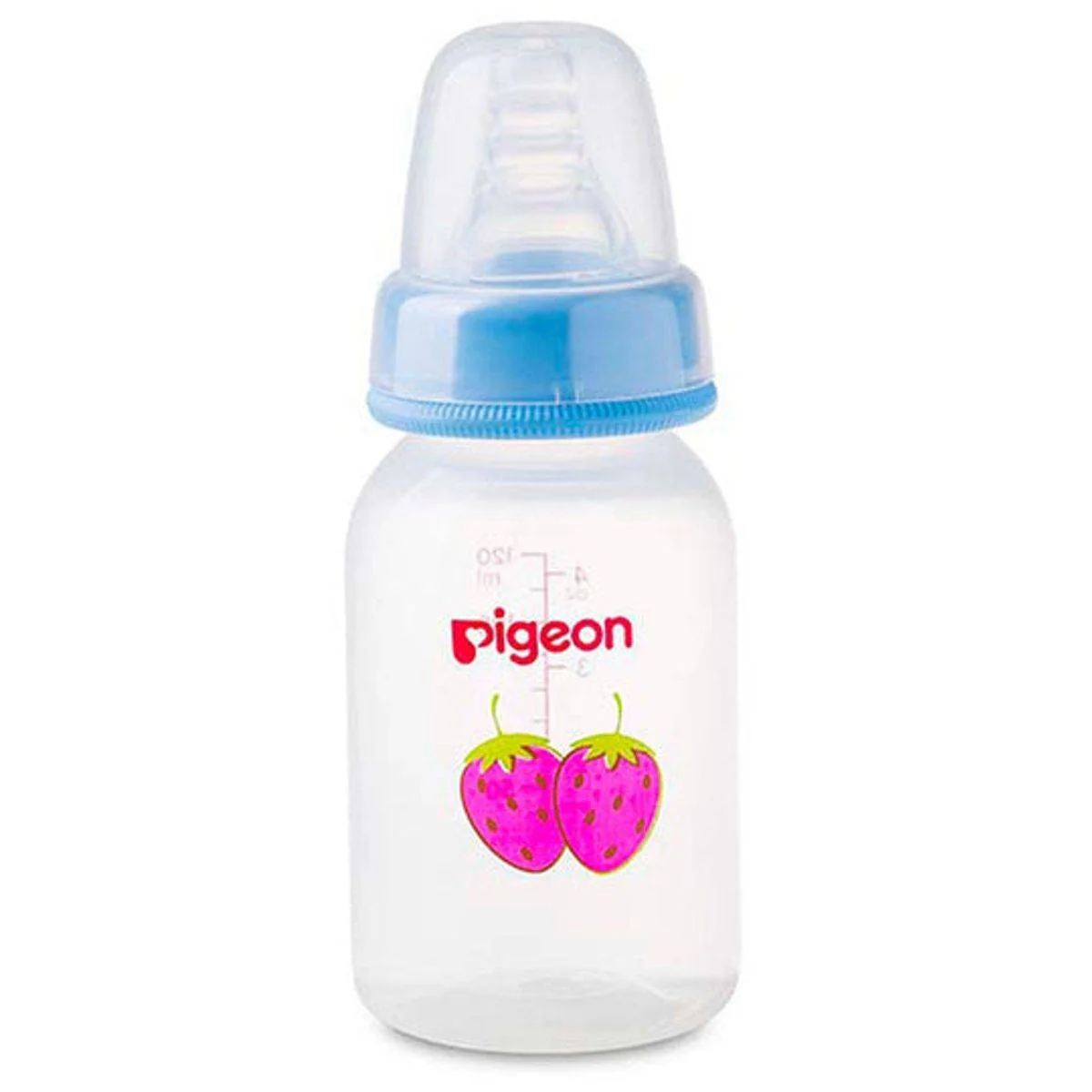 Pigeon Peristaltic Nipple Plastic Bottle Decorated Fruits 120ml - Image 5