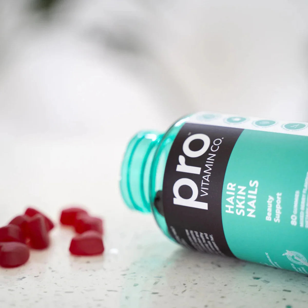 Pro Vitamin Co. Hair Skin Nails 80 Gummies - Image 3