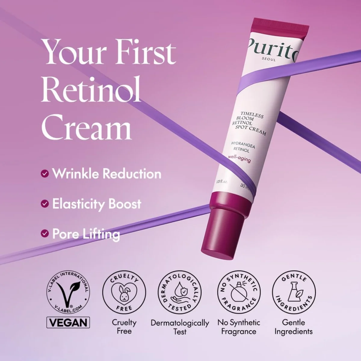 Purito Seoul Timeless Bloom Retinol Spot Cream 30ml - Image 5